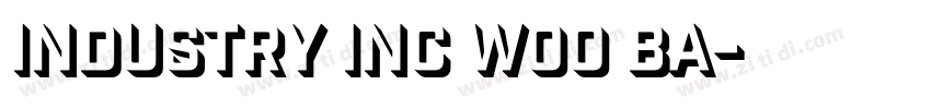 Industry Inc W00 Ba字体转换